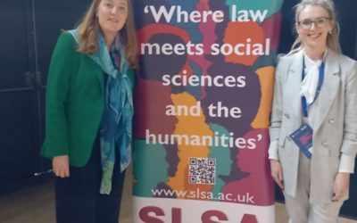 ERC PatentsInHumans Team Members Prof Aisling McMahon, Lauren Kane, and Dr Opeyemi Kolawole present 3 papers at the SLSA conference, University of Liverpool
