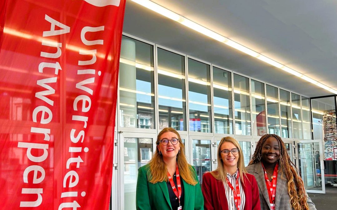 ERC PatentsInHumans Team Prof Aisling McMahon, Sharon Adedapo and Lauren Kane present research at the European Policy for Intellectual Property (EPIP) conference, University of Antwerp.